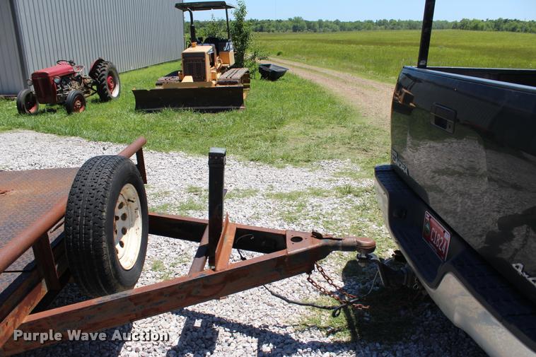 image for item L1975 Shop built utility trailer