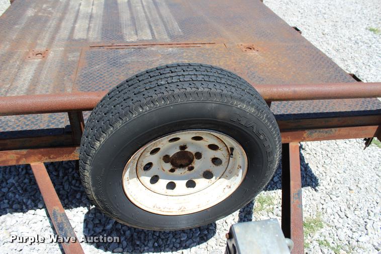 image for item L1975 Shop built utility trailer