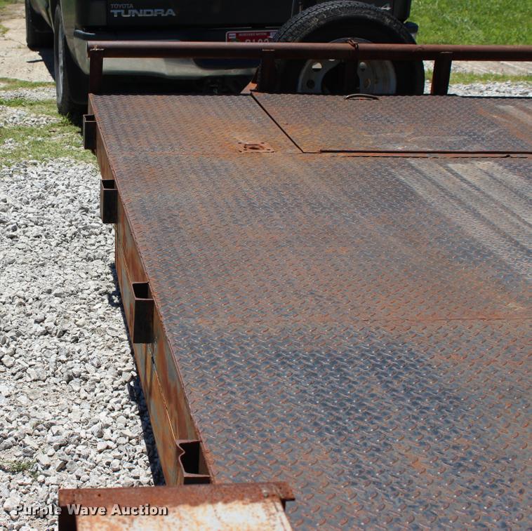 image for item L1975 Shop built utility trailer