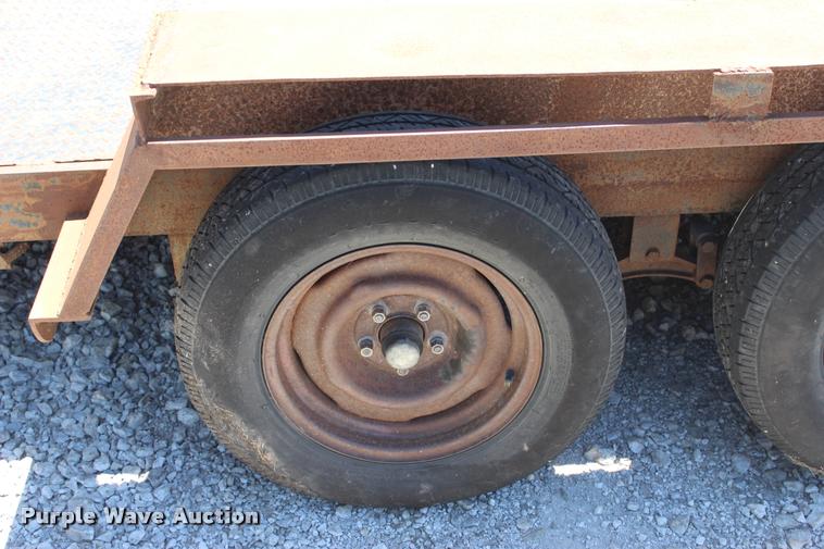 image for item L1975 Shop built utility trailer