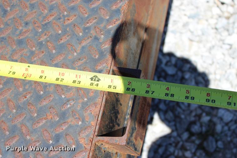 image for item L1975 Shop built utility trailer