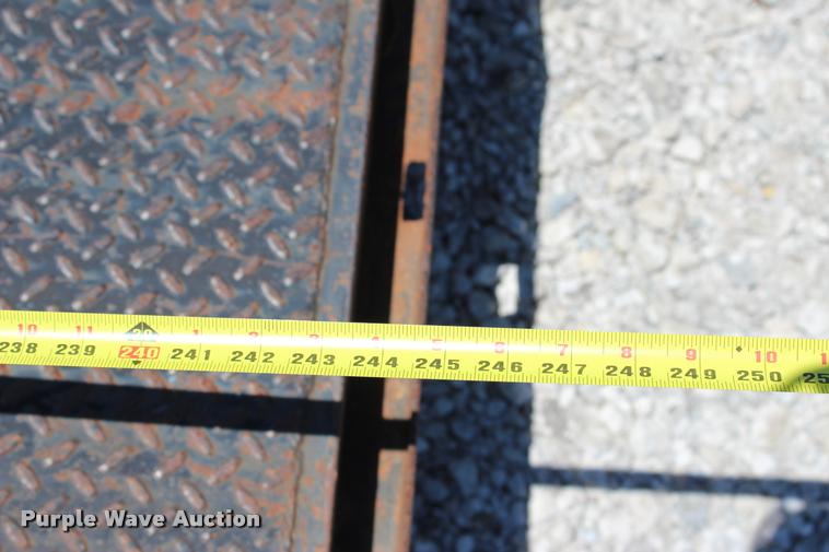 image for item L1975 Shop built utility trailer