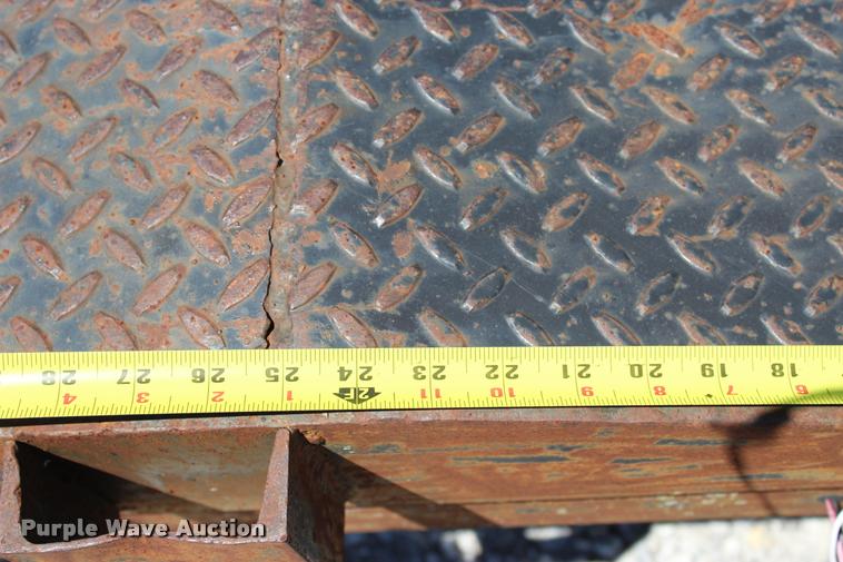 image for item L1975 Shop built utility trailer