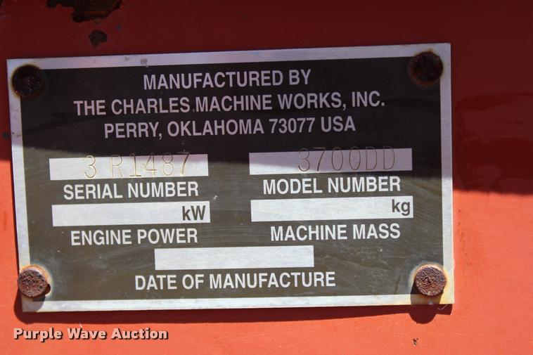 image for item L1976 1998 Ditch Witch 3700DD trencher