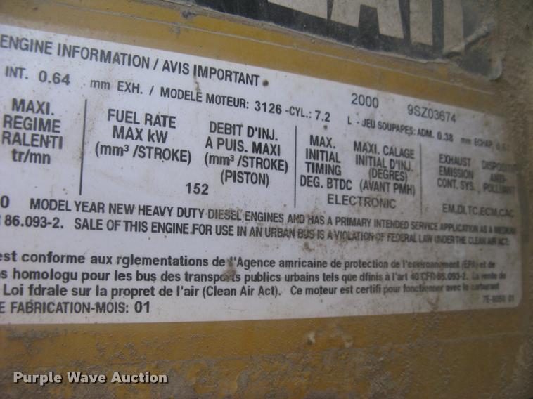 image for item L2340 2001 Peterbilt 330 asphalt distribution truck