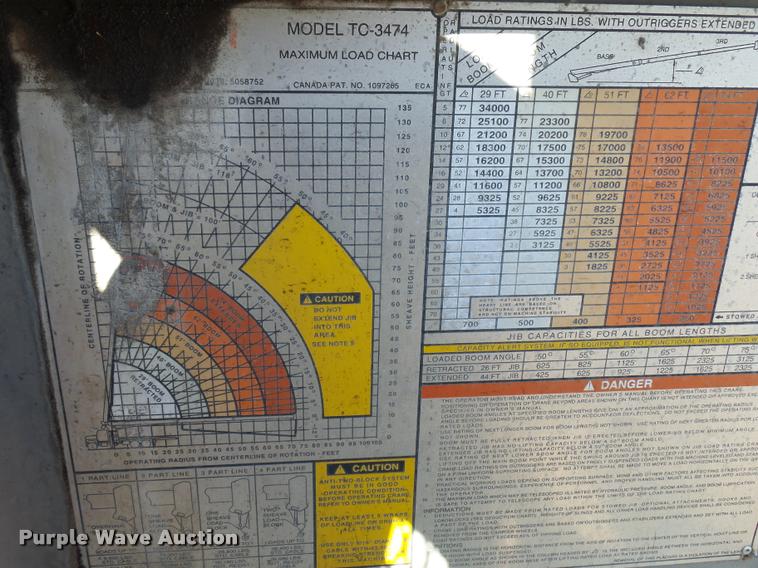 image for item L4700 1993 Ford LT8000 crane truck