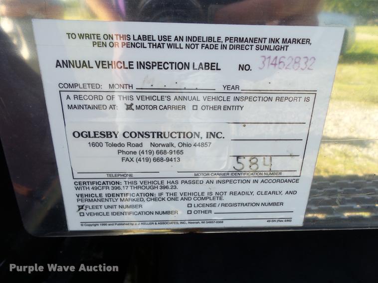 image for item L5598 1999 Mack CH612 dump truck