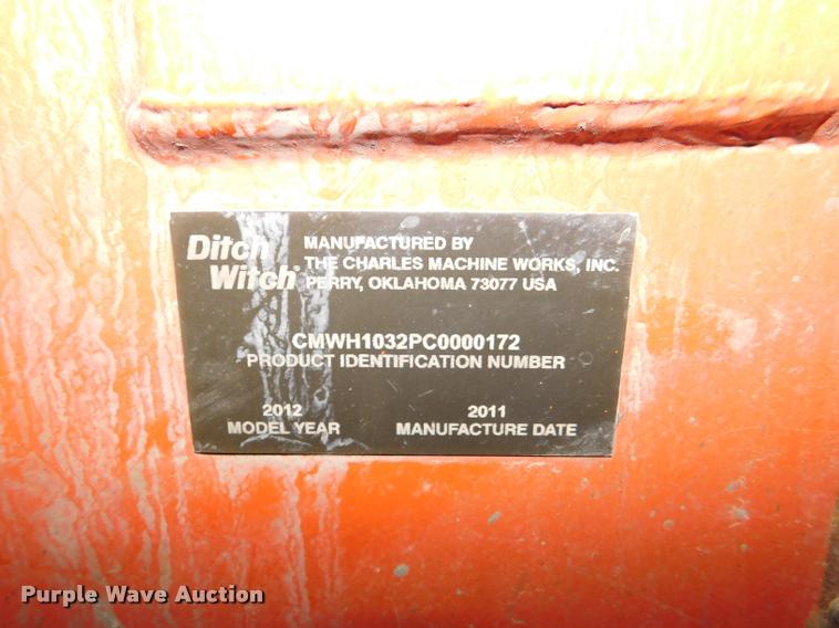 image for item DA1022 2012 Ditch Witch RT115 Quad cable plow