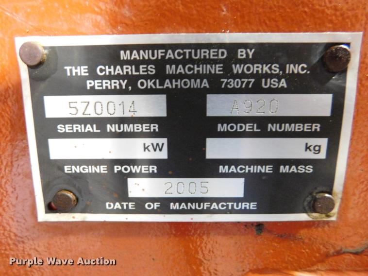 image for item DA1024 2013 Ditch Witch RT115 Quad cable plow