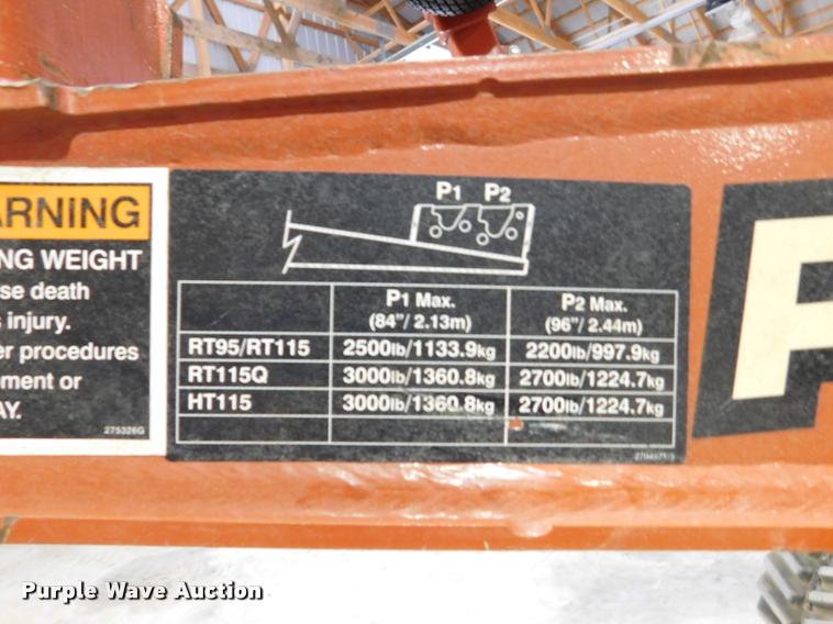 image for item DA1025 2013 Ditch Witch RT115 Quad cable plow