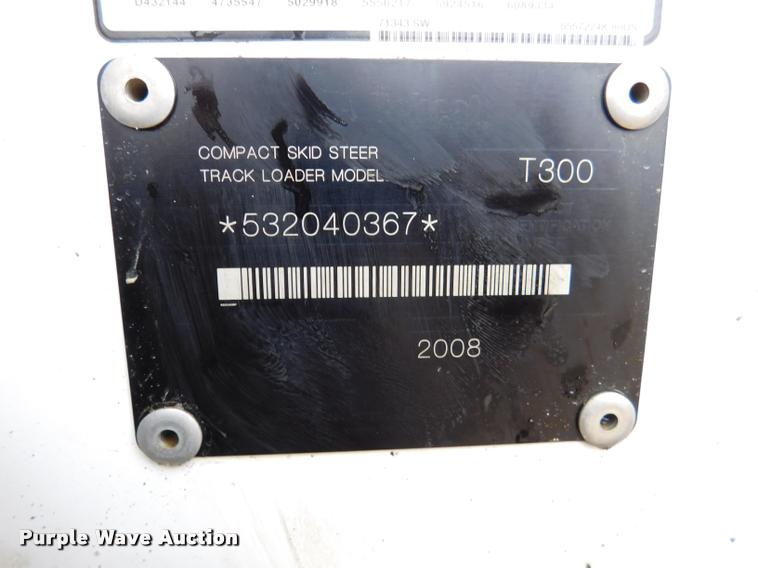 image for item DA1027 2008 Bobcat T300 skid steer