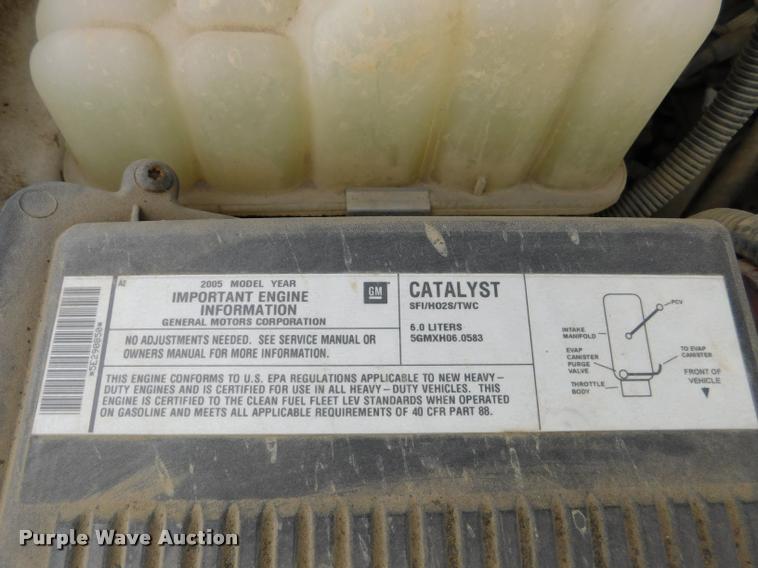 image for item DA1034 2005 Chevrolet Silverado 2500HD pickup truck