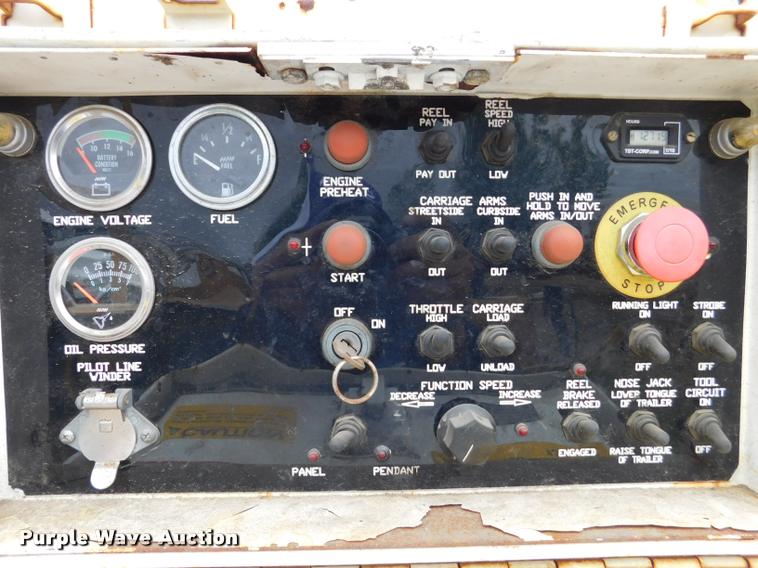 image for item DA1045 2006 Altec AD-108 self-propelled reel trailer