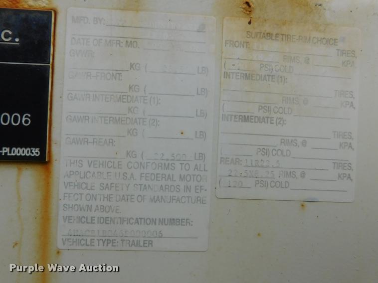 image for item DA1045 2006 Altec AD-108 self-propelled reel trailer