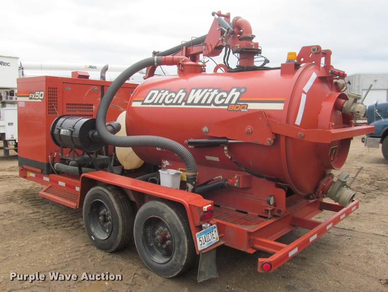 image for item DA1050 2013 Ditch Witch FX50 vacuum excavator trailer