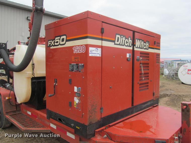 image for item DA1050 2013 Ditch Witch FX50 vacuum excavator trailer