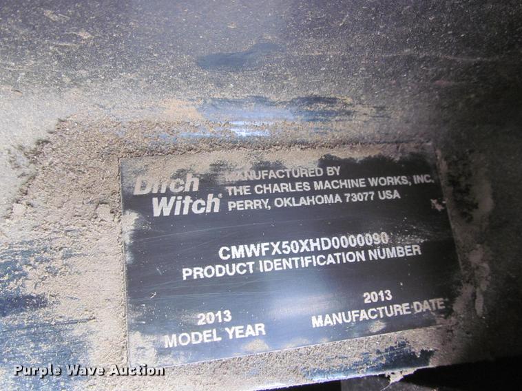 image for item DA1050 2013 Ditch Witch FX50 vacuum excavator trailer