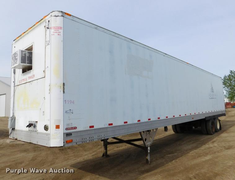image for item DA1052 1989 Utility Trailers office trailer