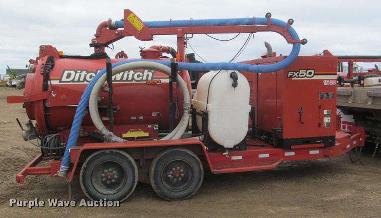 image for item DA1056 2013 Ditch Witch FX50 vacuum excavator trailer