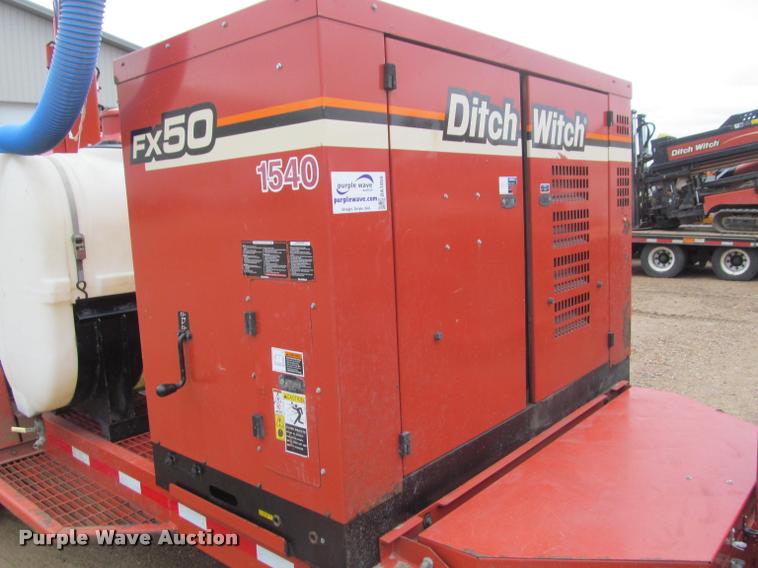 image for item DA1056 2013 Ditch Witch FX50 vacuum excavator trailer