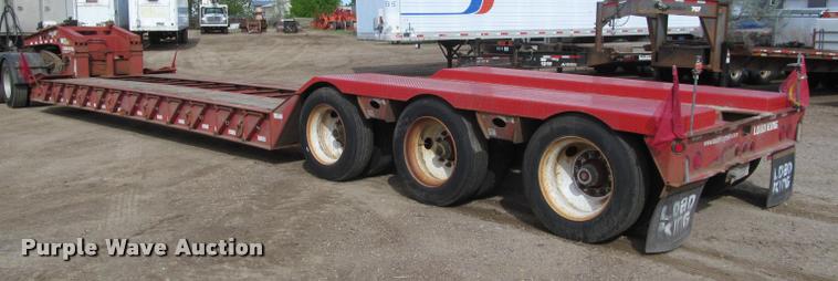 image for item DA1061 2006 Terex Load King 553SS lowboy equipment trailer