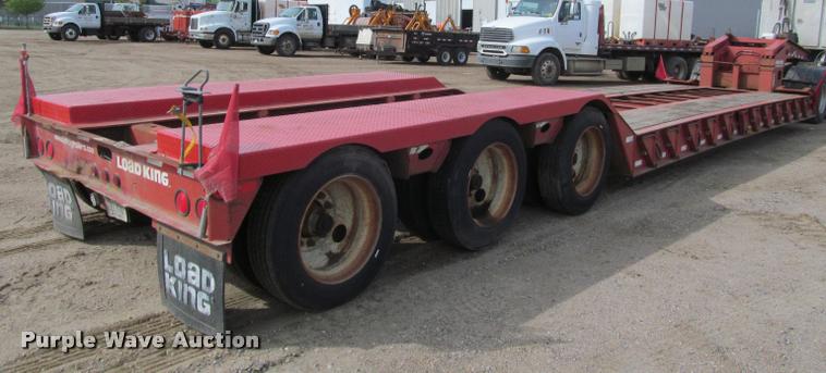 image for item DA1061 2006 Terex Load King 553SS lowboy equipment trailer