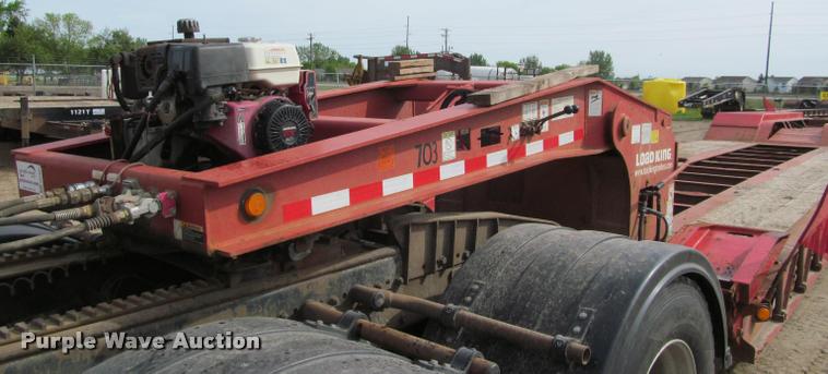 image for item DA1061 2006 Terex Load King 553SS lowboy equipment trailer