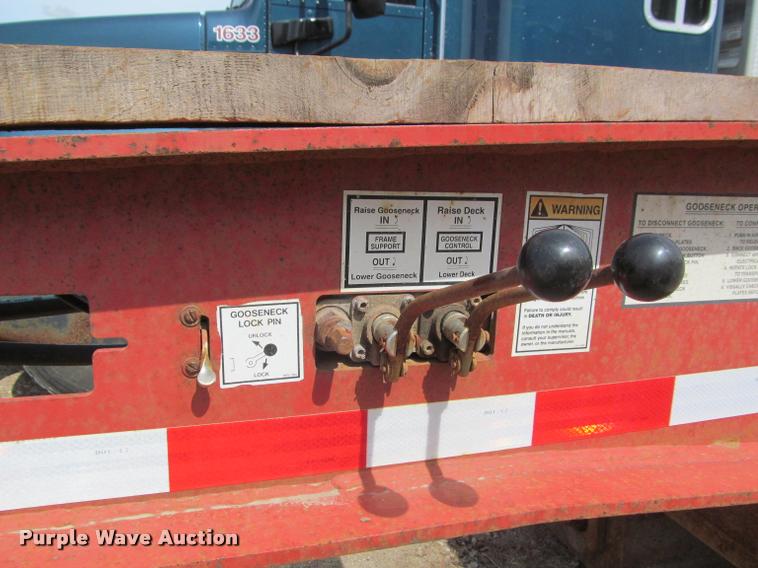 image for item DA1061 2006 Terex Load King 553SS lowboy equipment trailer