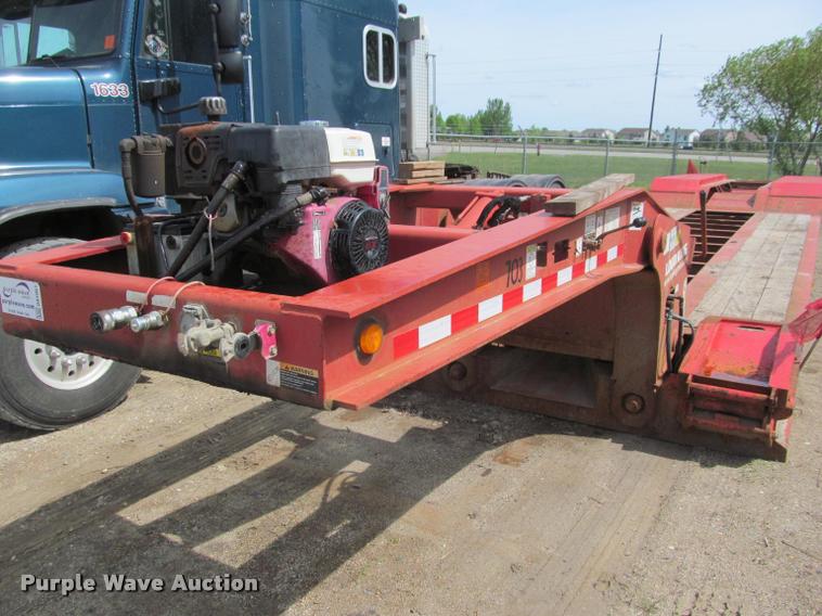 image for item DA1061 2006 Terex Load King 553SS lowboy equipment trailer