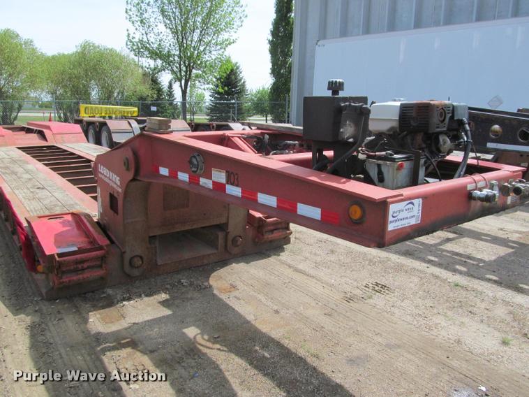 image for item DA1061 2006 Terex Load King 553SS lowboy equipment trailer