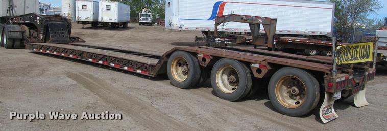 image for item DA1062 2005 Fontaine TL-55 lowboy equipment trailer