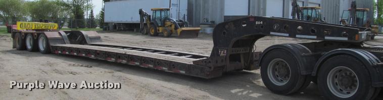 image for item DA1062 2005 Fontaine TL-55 lowboy equipment trailer