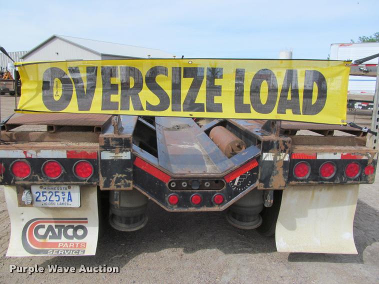 image for item DA1062 2005 Fontaine TL-55 lowboy equipment trailer