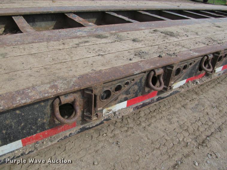 image for item DA1062 2005 Fontaine TL-55 lowboy equipment trailer