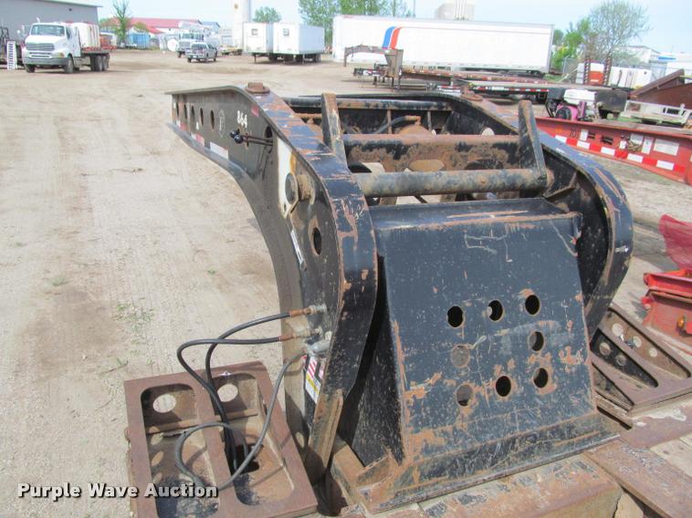 image for item DA1062 2005 Fontaine TL-55 lowboy equipment trailer