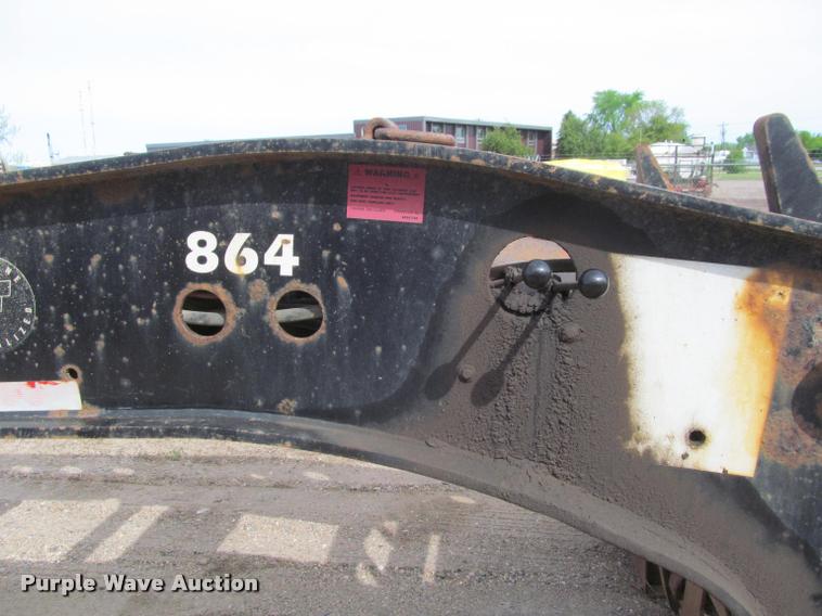 image for item DA1062 2005 Fontaine TL-55 lowboy equipment trailer