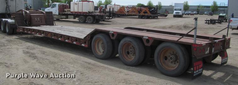 image for item DA1065 1996 Fontaine TA50NGB lowboy equipment trailer