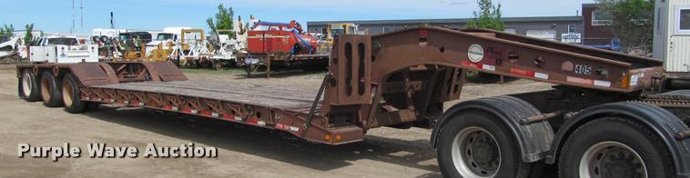 image for item DA1065 1996 Fontaine TA50NGB lowboy equipment trailer