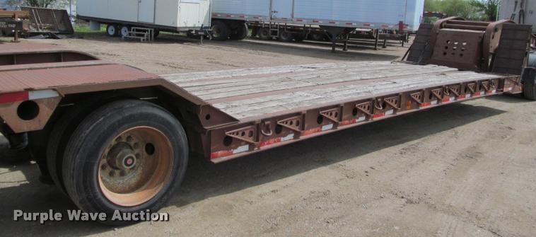 image for item DA1065 1996 Fontaine TA50NGB lowboy equipment trailer