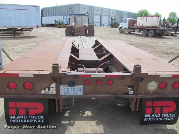 image for item DA1065 1996 Fontaine TA50NGB lowboy equipment trailer