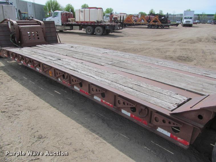 image for item DA1065 1996 Fontaine TA50NGB lowboy equipment trailer