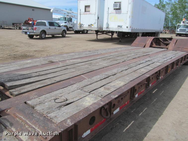 image for item DA1065 1996 Fontaine TA50NGB lowboy equipment trailer