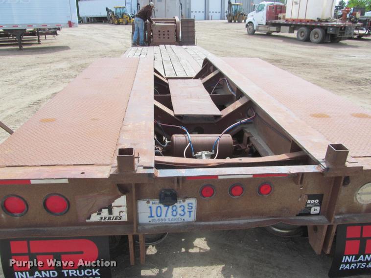 image for item DA1065 1996 Fontaine TA50NGB lowboy equipment trailer