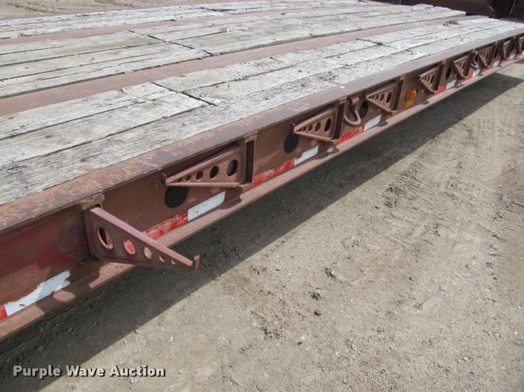 image for item DA1065 1996 Fontaine TA50NGB lowboy equipment trailer