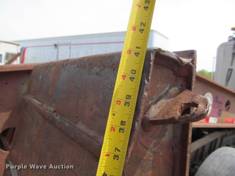 image for item DA1065 1996 Fontaine TA50NGB lowboy equipment trailer