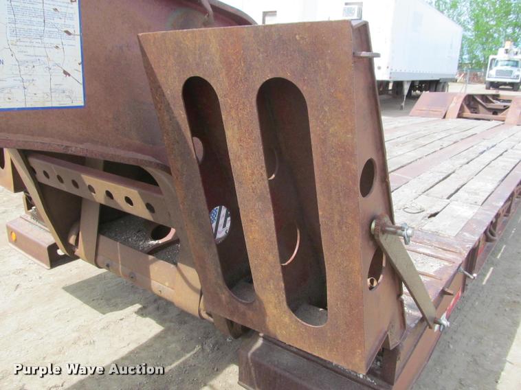 image for item DA1065 1996 Fontaine TA50NGB lowboy equipment trailer