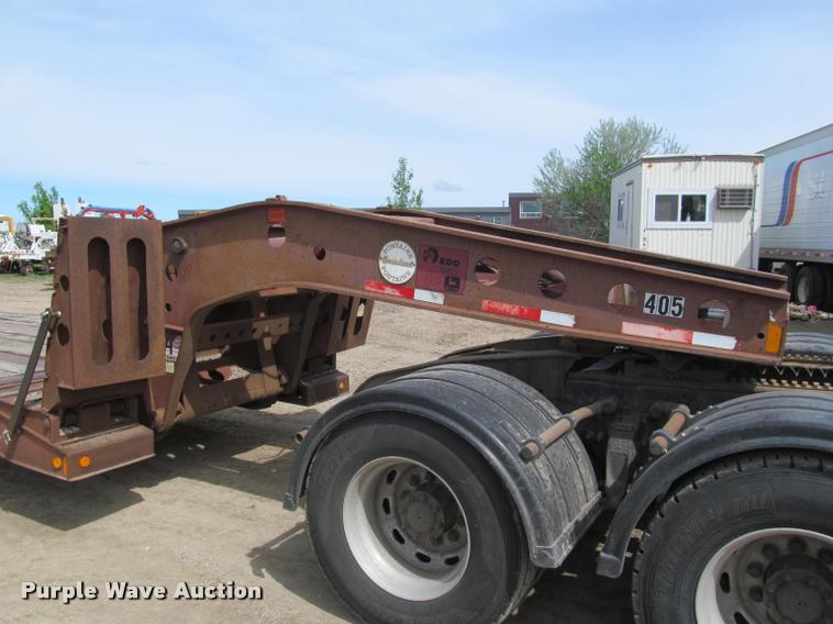 image for item DA1065 1996 Fontaine TA50NGB lowboy equipment trailer