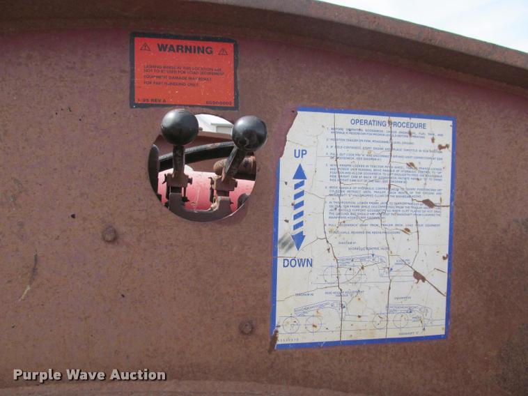 image for item DA1065 1996 Fontaine TA50NGB lowboy equipment trailer