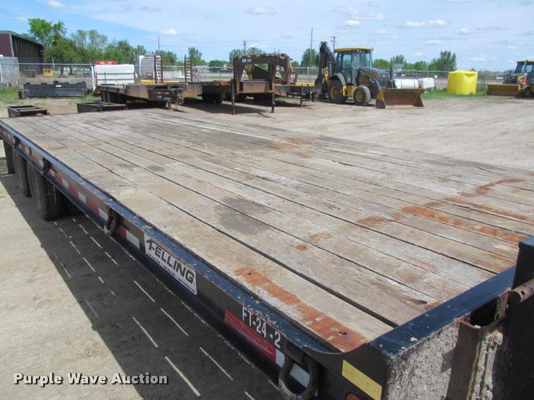 image for item DA1070 2009 Felling FT24-2 flatbed trailer