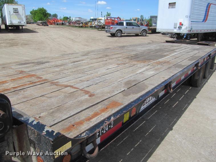image for item DA1070 2009 Felling FT24-2 flatbed trailer